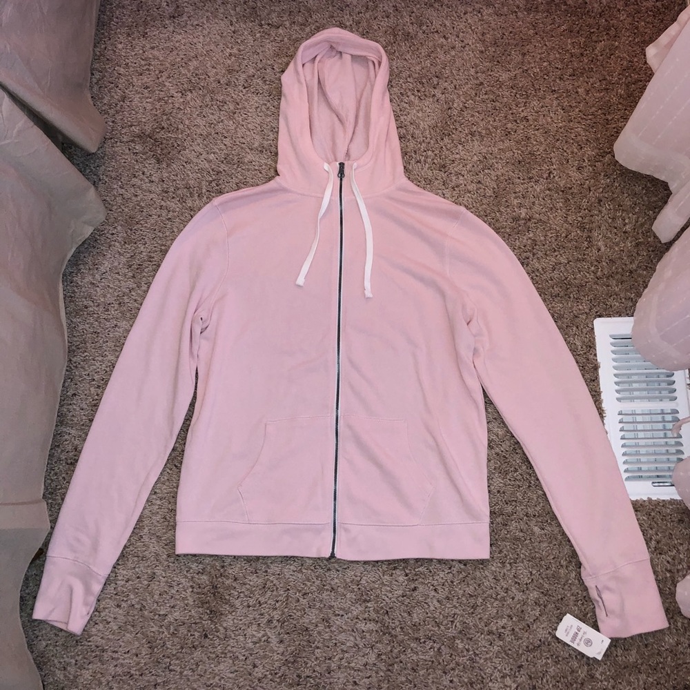 Pink Zip Up Hoodie